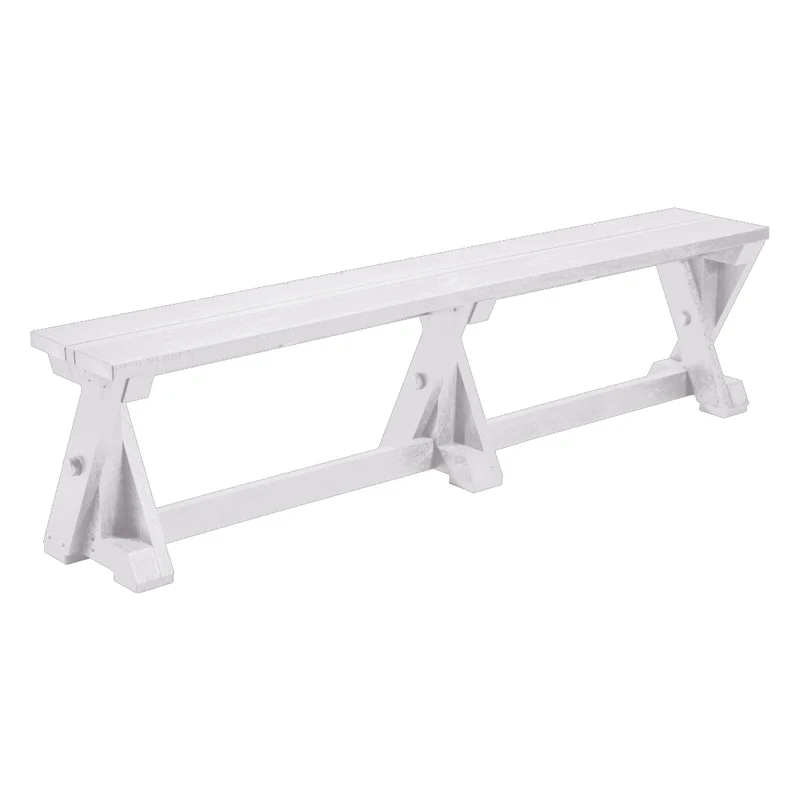 Banc extérieur en plastique recyclé - Harvest B201