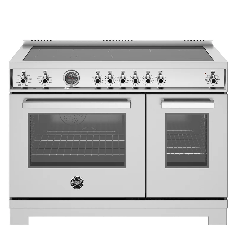 Cuisinière double à induction 48 po, 4,6 pi³ / 2,4 pi³ avec Air Fry et Autonettoyage - Série Professional