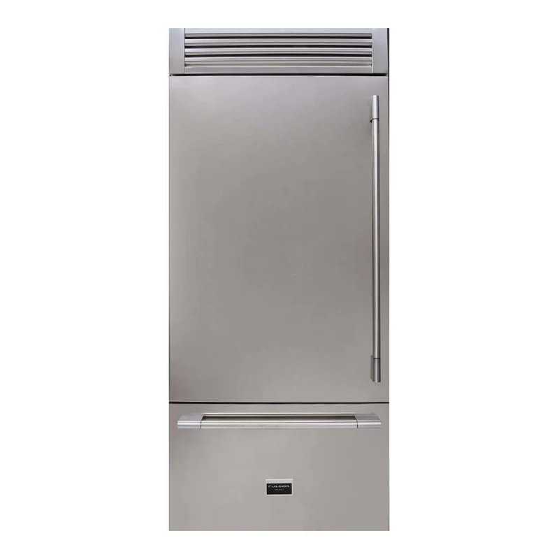 Réfrigérateur à congélateur inférieur 36 po, 18,5 pi³ Inox - Sofia Pro avec charnière gauche