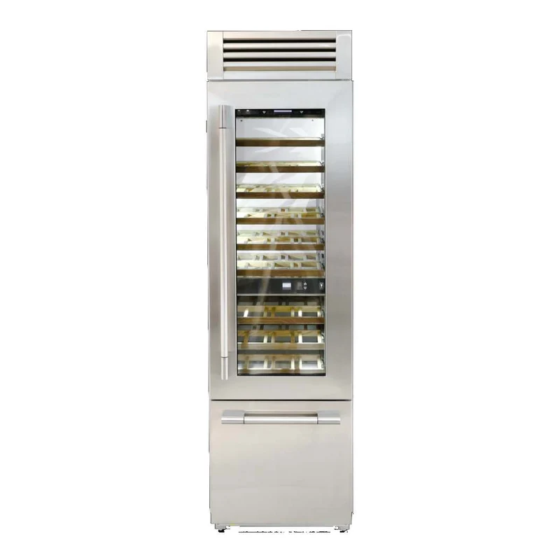 Cellier à vin encastrable 24 po, 54 btl Inox - Sofia Pro