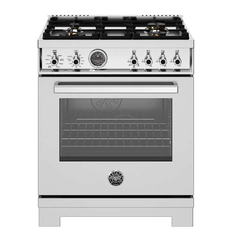 Cuisinière biénergie 30 po, 4,6 pi³ avec Convection double et Brûleurs MonoBloc - Série Professional