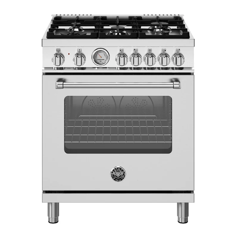 Cuisinière biénergie 30 po, 4,7 pi³ avec Convection double et Brûleurs MonoBloc - Série Master