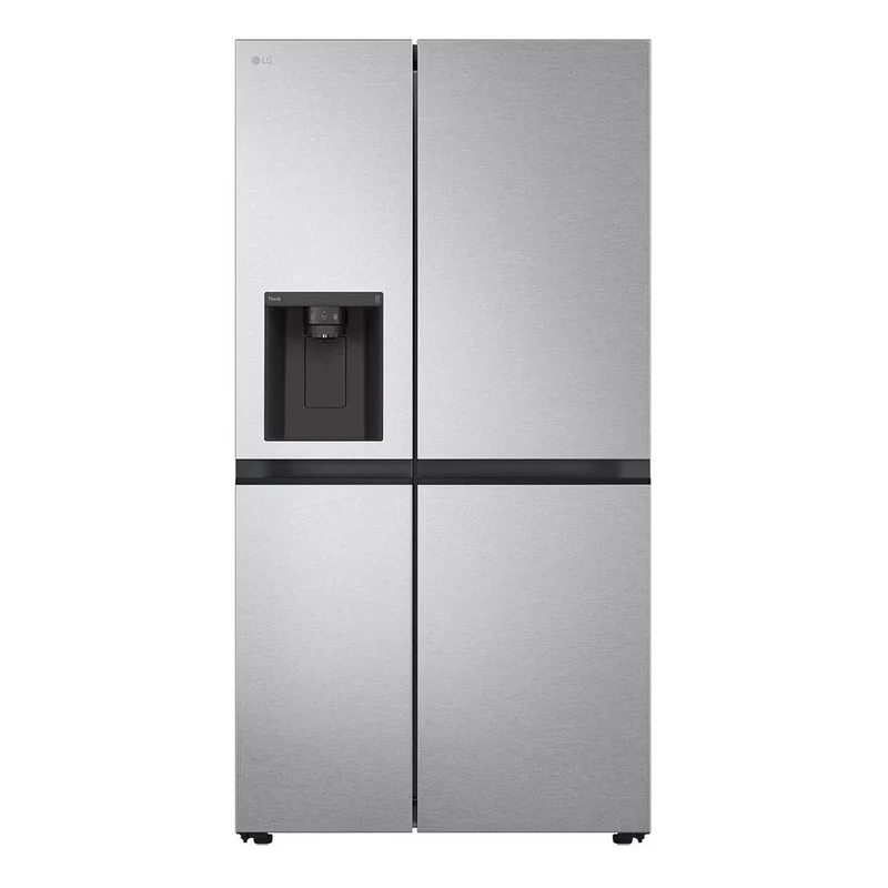 Réfrigérateur côte à côte 36 po, 29 pi³ Argent Platine avec Distributeur externe d'eau et glaçons SpacePlus™