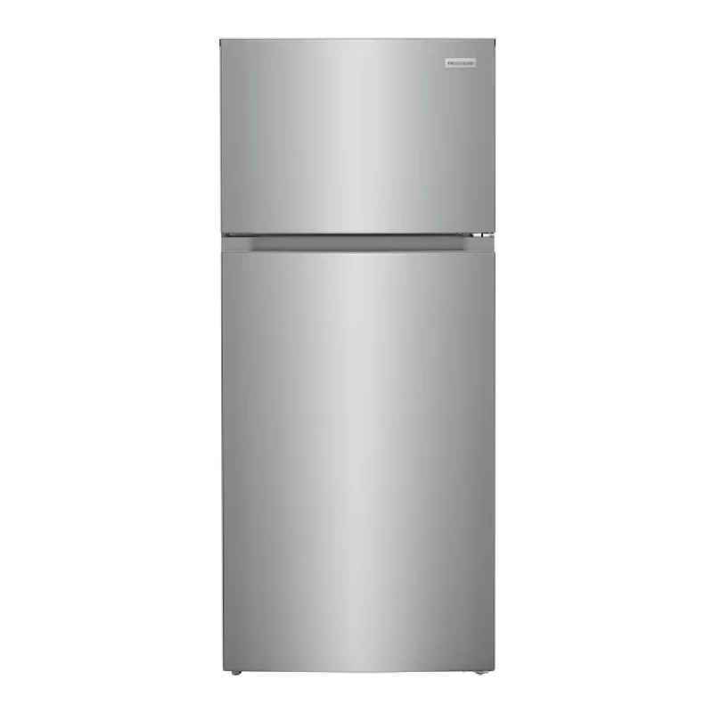 Réfrigérateur à congélateur supérieur 28 po, 16 pi³ Inox - robuste et mobile