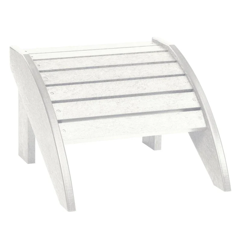 Repose-pieds extérieur en plastique recyclé - Classique F01