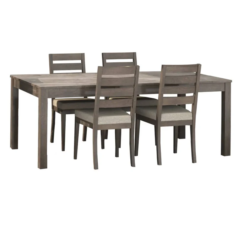 Ensemble de salle à manger avec 4 chaises d'une assise rembourrée