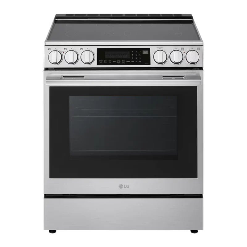Cuisinière électrique encastrable 30 po, 6,3 pi³ Inox avec Convection ProBake®, InstaView® et Air Fry