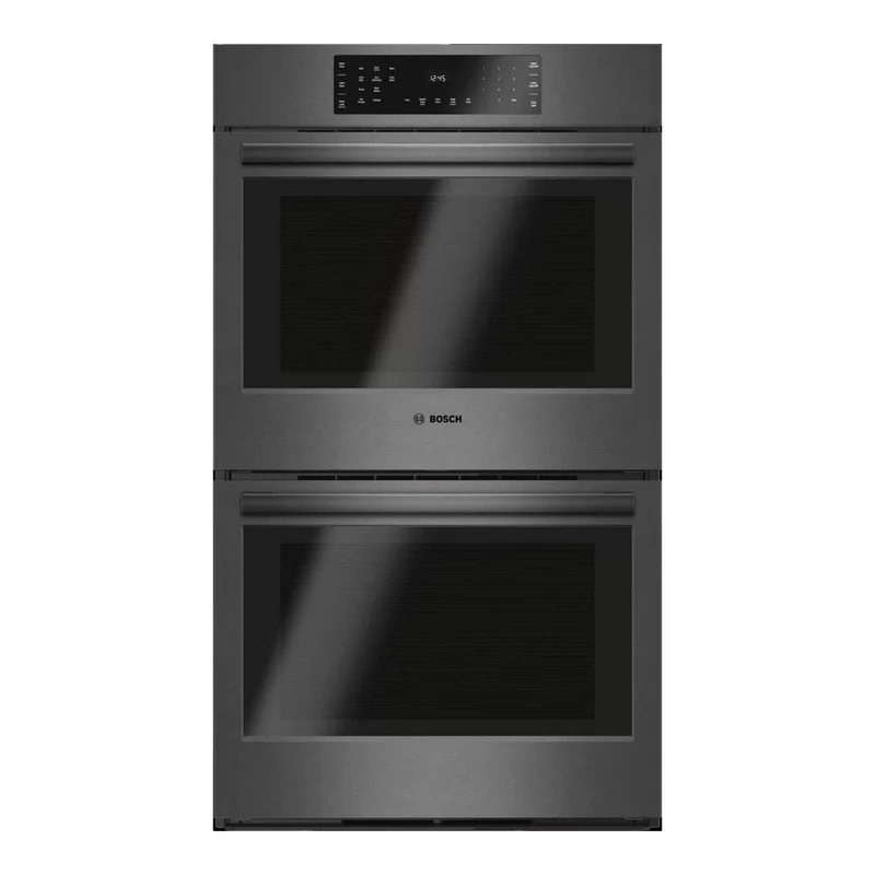 Four encastrable double 30 po, 4,6 pi³ par cavité Inox noir - Série 800