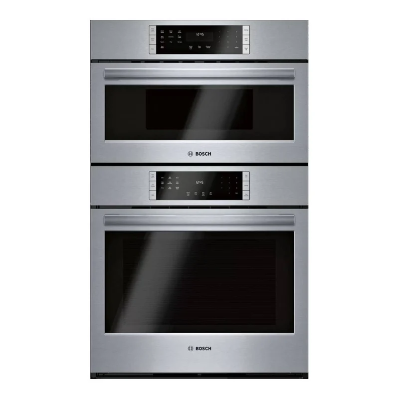 Four encastrable double combiné 30 po, 4,6 pi³ / 1,6 pi³ Inox avec Convection Multi-Rack et Wi-Fi - Série 800