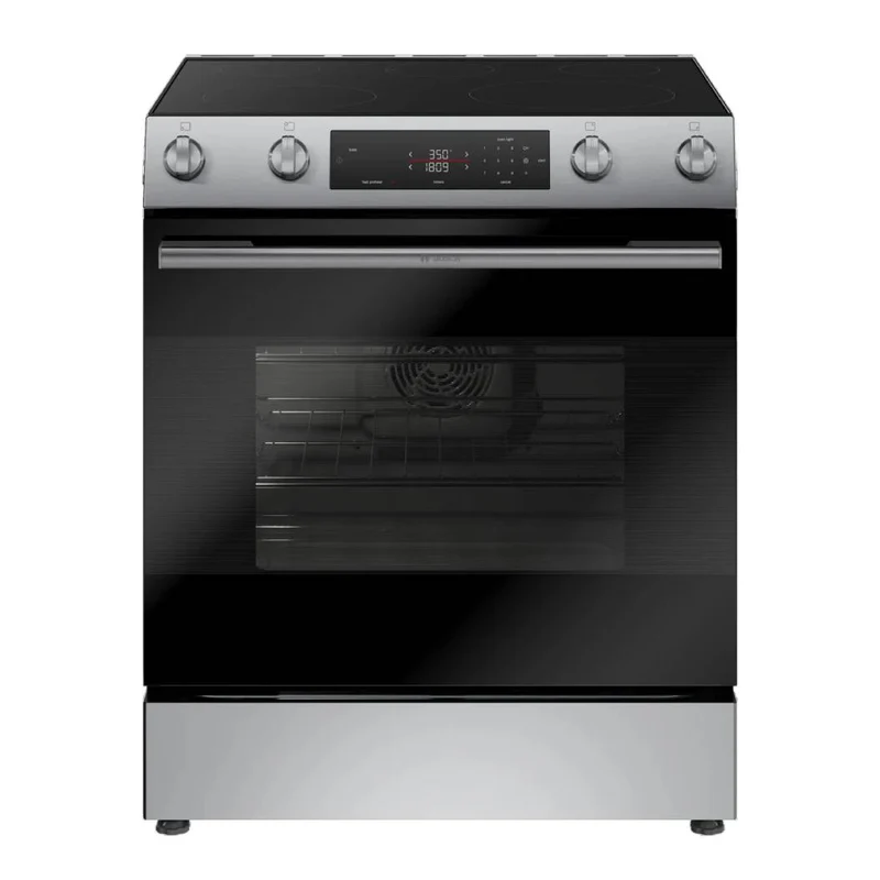 Cuisinière électrique encastrable 30 po, 5,8 pi³ Inox avec Air Fry et Nettoyage à la vapeur - Série 100