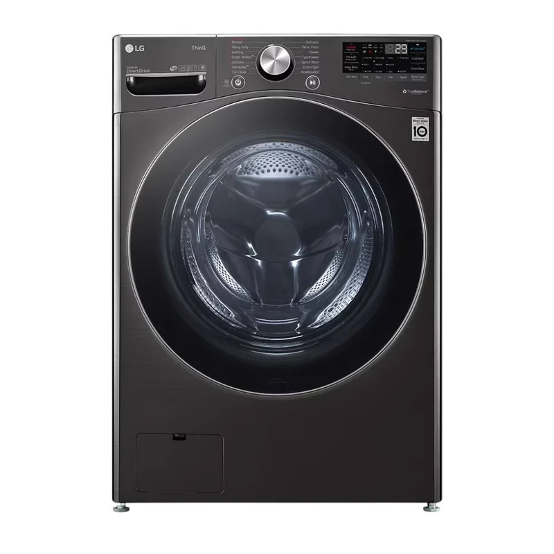 Laveuse à chargement frontal 27 po, 5,2 pi³ noir avec TurboWash™ et Steam™