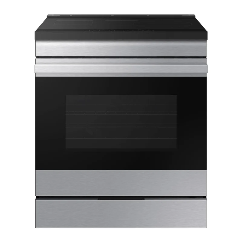 Cuisinière à induction encastrable 30 po, 6,3 pi³ Inox avec AI, Air Fry et Air Sous Vide