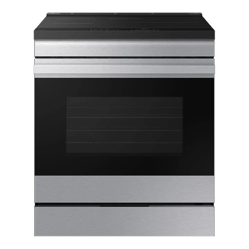 Cuisinière à induction encastrable 30 po, 6,3 pi³ Inox avec Air Fry, Air Sous Vide et Wi-Fi