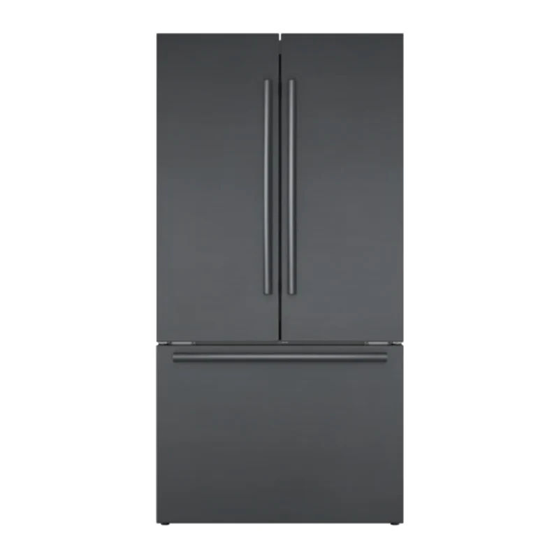 Réfrigérateur porte française 36 po 3 portes Acier noir brossé