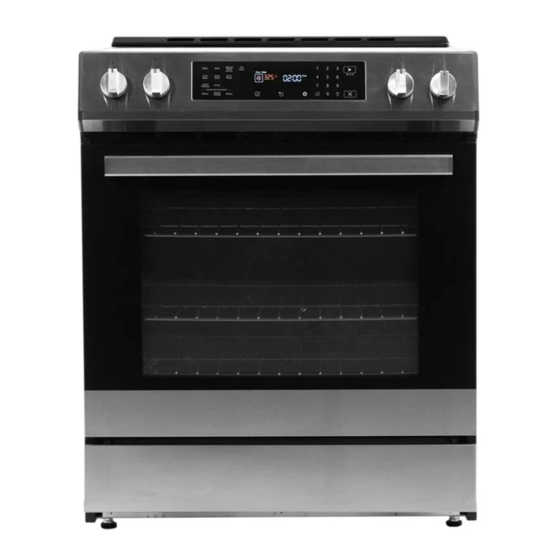 Cuisinière à induction encastrable 30 po, 5,0 pi³ Inox avec Fonction Boost, Convection et Air Fry