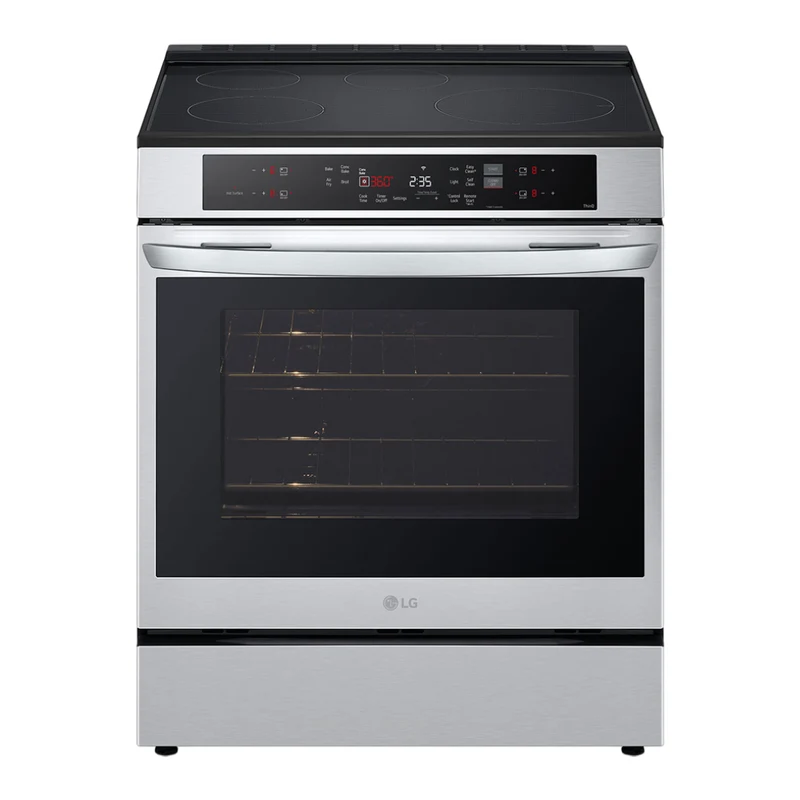 Cuisinière à induction encastrable 30 po, 6,3 pi³ Inox avec Convection ProBake®, Air Fry et Wi-Fi