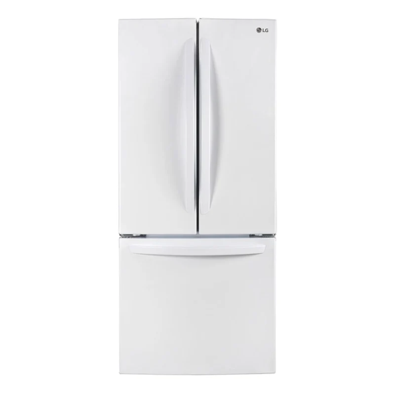 Réfrigérateur porte française 30 po 3 portes Blanc