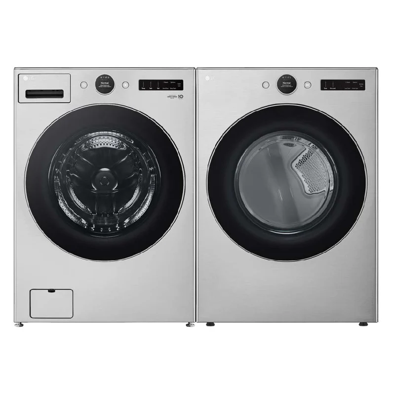 Ensemble de buanderie à chargement frontal 5,2 pi³ / 7,4 pi³ Acier graphite - 5500V