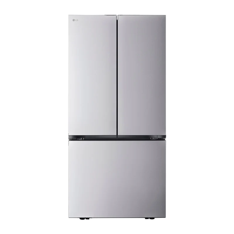 Réfrigérateur porte française 33 po, 20,8 pi³ à 3 portes Inox avec Machine à glaçons