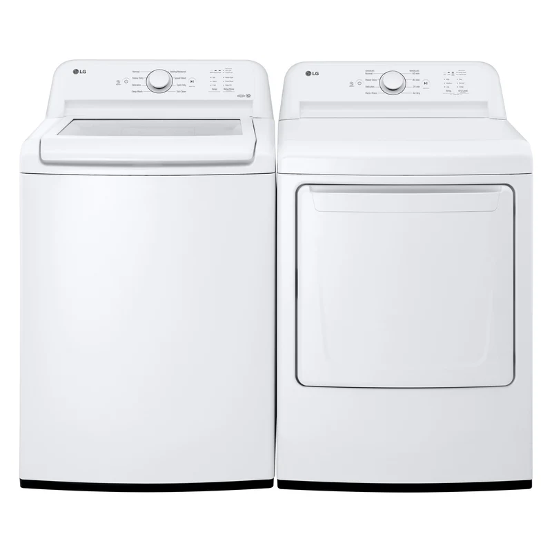 Ensemble de buanderie 4,8 pi³ / 7,3 pi³, Blanc