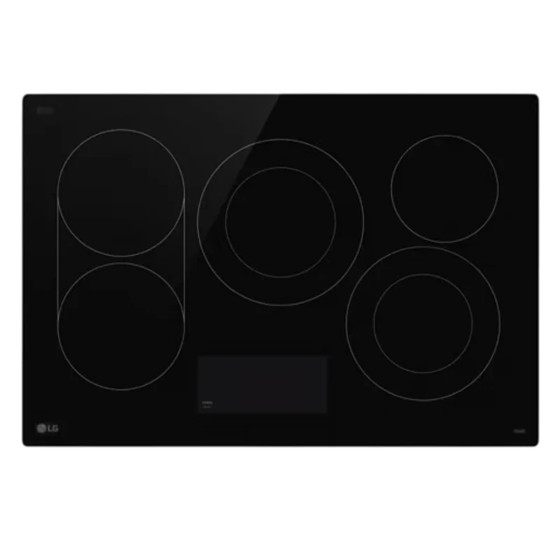Plaque de cuisson électrique 30 po, Noir à 5 zones avec UltraHeat™ et Wi-Fi