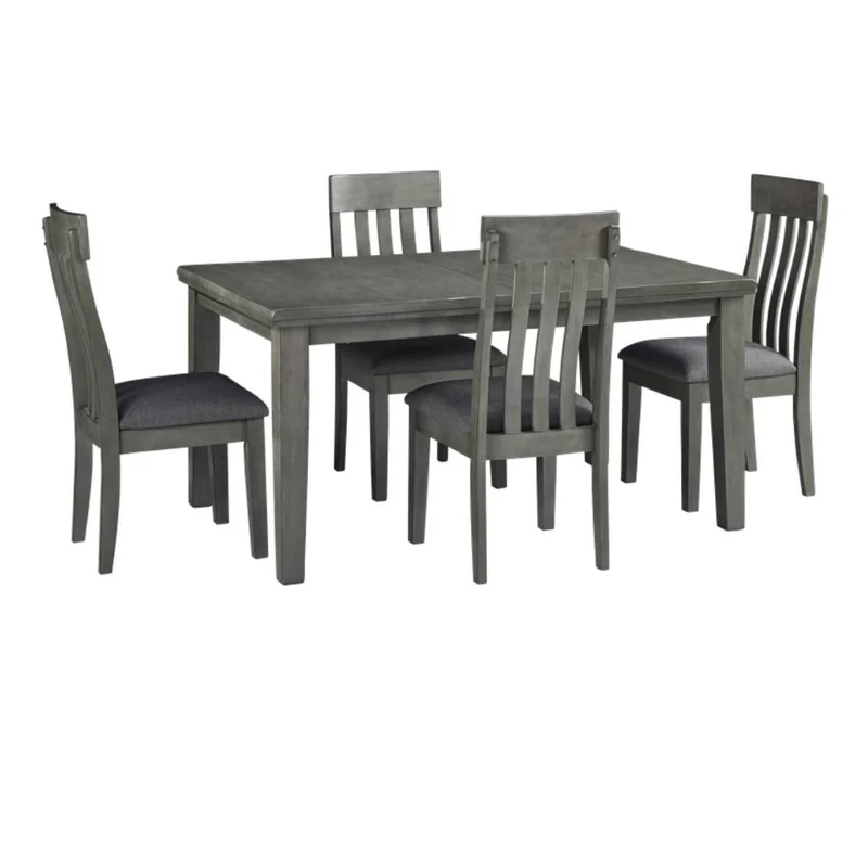 Ensemble de salle à manger avec 4 chaises d'une assise rembourrée - Hallanden