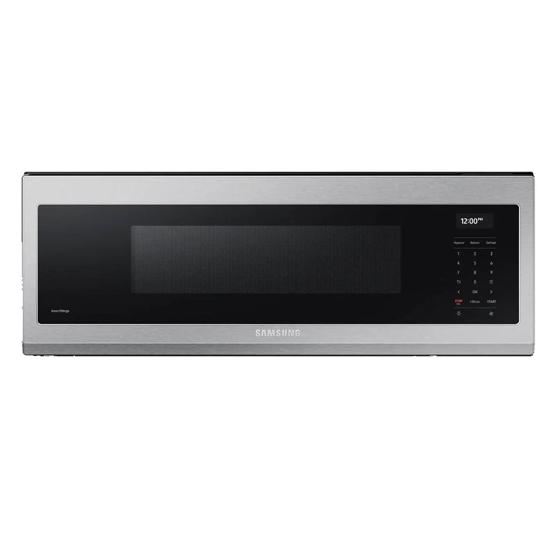 Micro-ondes à hotte intégrée 30 po, 1,1 pi³ Inox avec double filtre extra large
