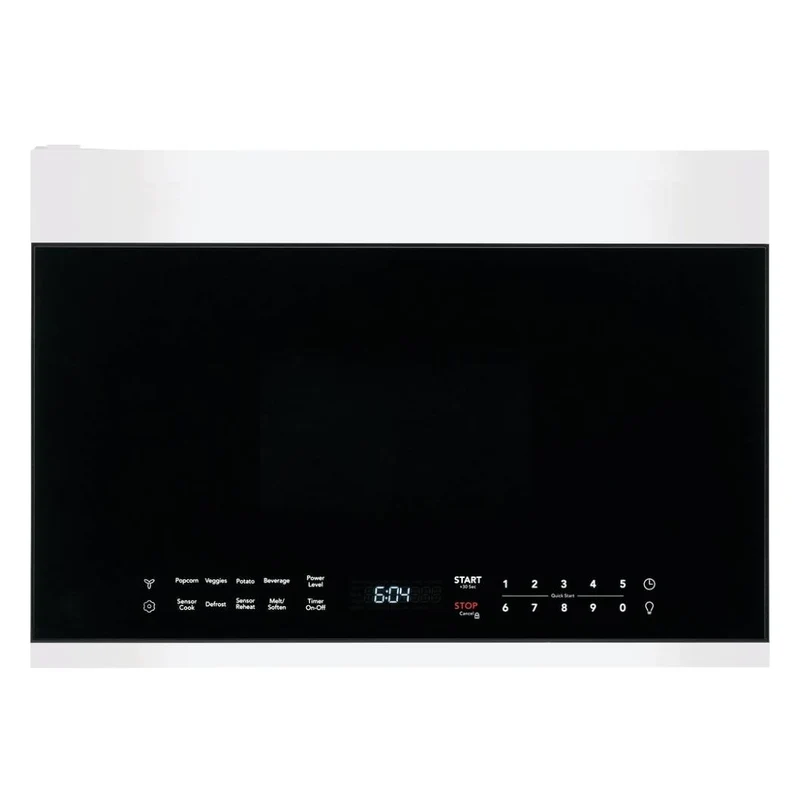 Micro-ondes à hotte intégrée 24 po, 1,4 pi³ Inox avec Capteur de cuisson automatique