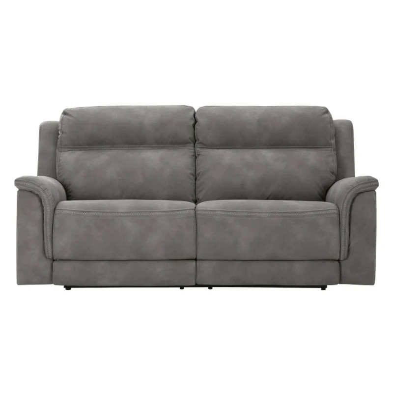 Sofa condo inclinable motorisé en tissu brun grisâtre - Next-Gen Durapella
