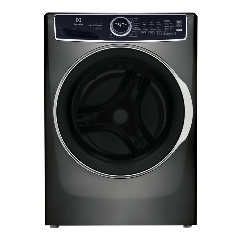 Laveuse à chargement frontal 27 po, 5,2 pi³ Titane avec lavage rapide et silencieux