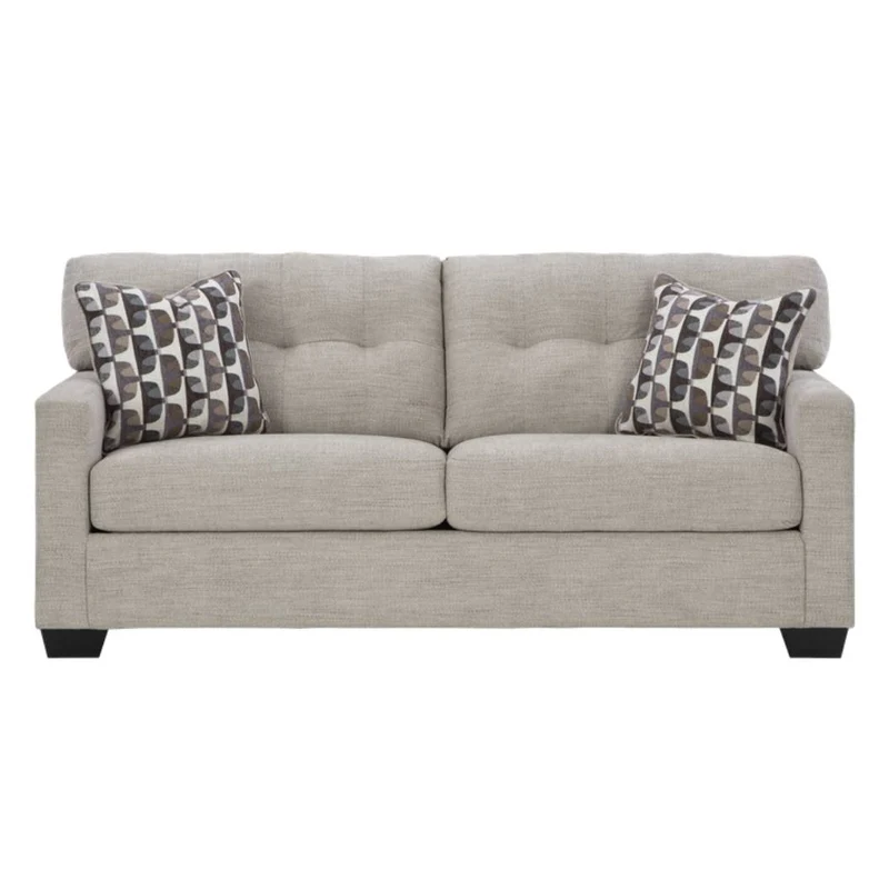 Sofa condo en tissu avec coussins - Mahoney