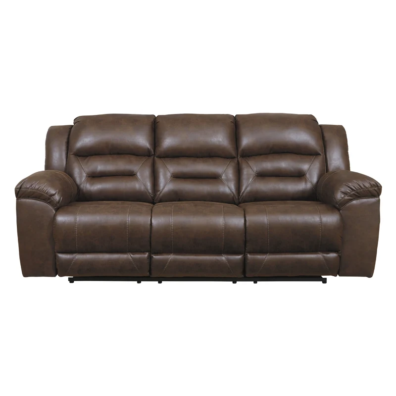 Sofa inclinable aspect cuir - Stoneland