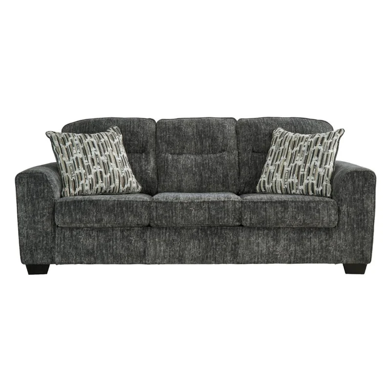 Sofa en tissu avec coussins - Lonoke