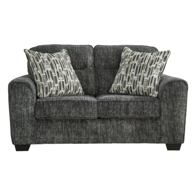 Causeuse en tissu avec coussins - Lonoke