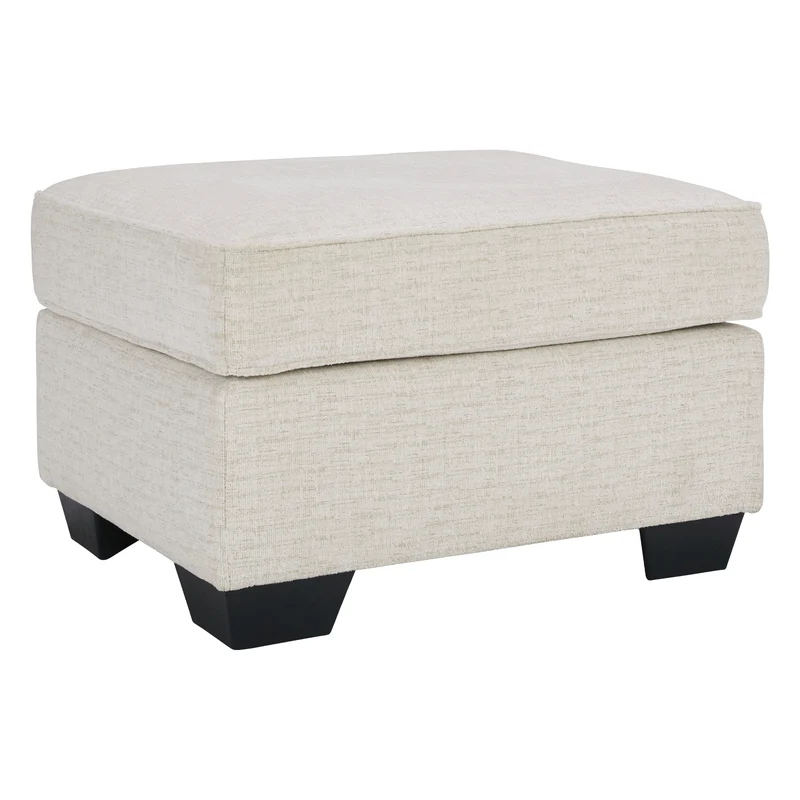 Ottoman en tissu texturé - Cashton