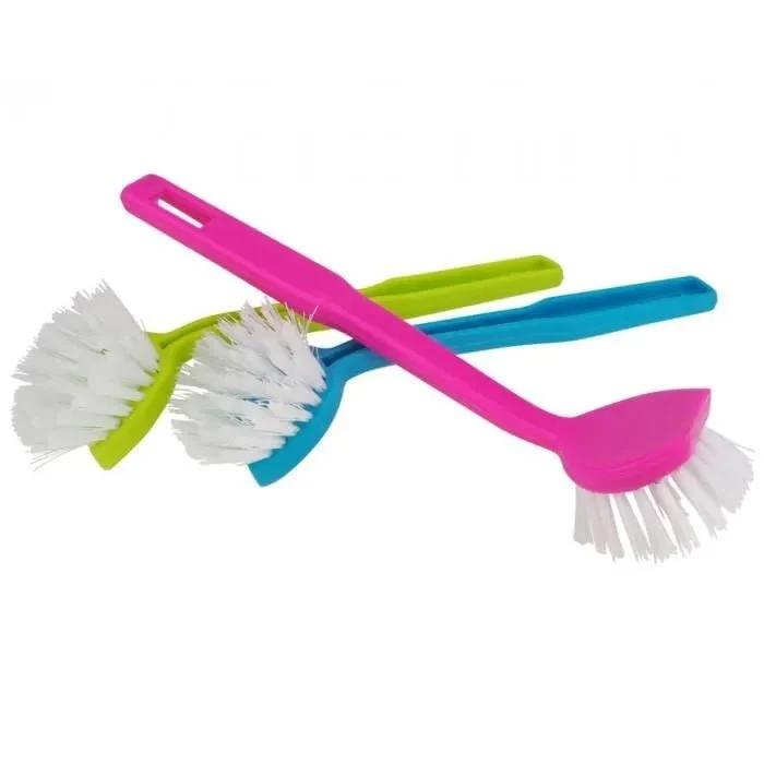 Brosse Vaisselle Couleur Ronde