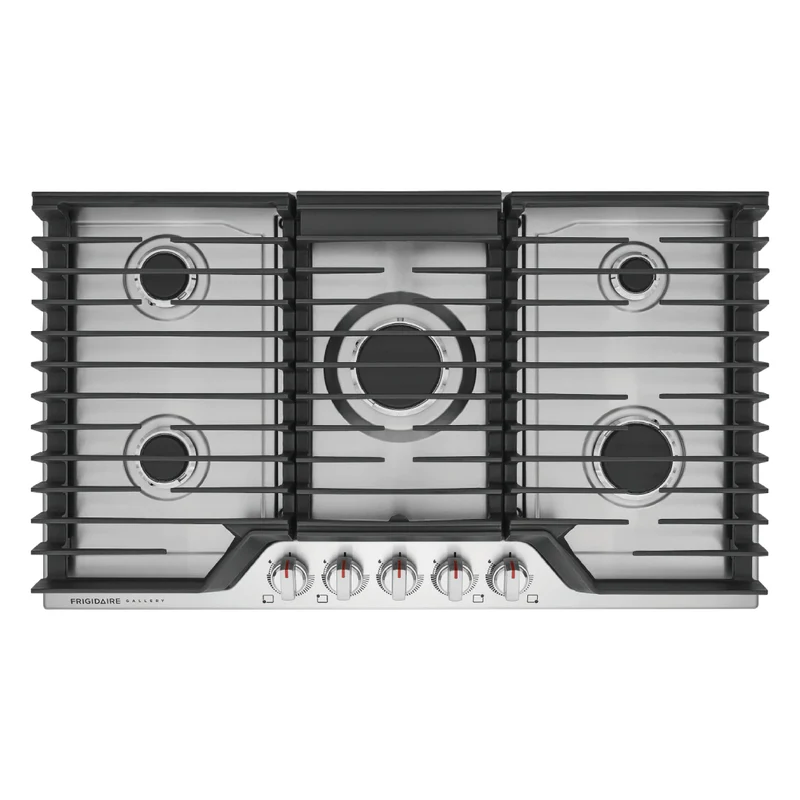 Plaque de cuisson au gaz 36 po. avec 5 brûleurs