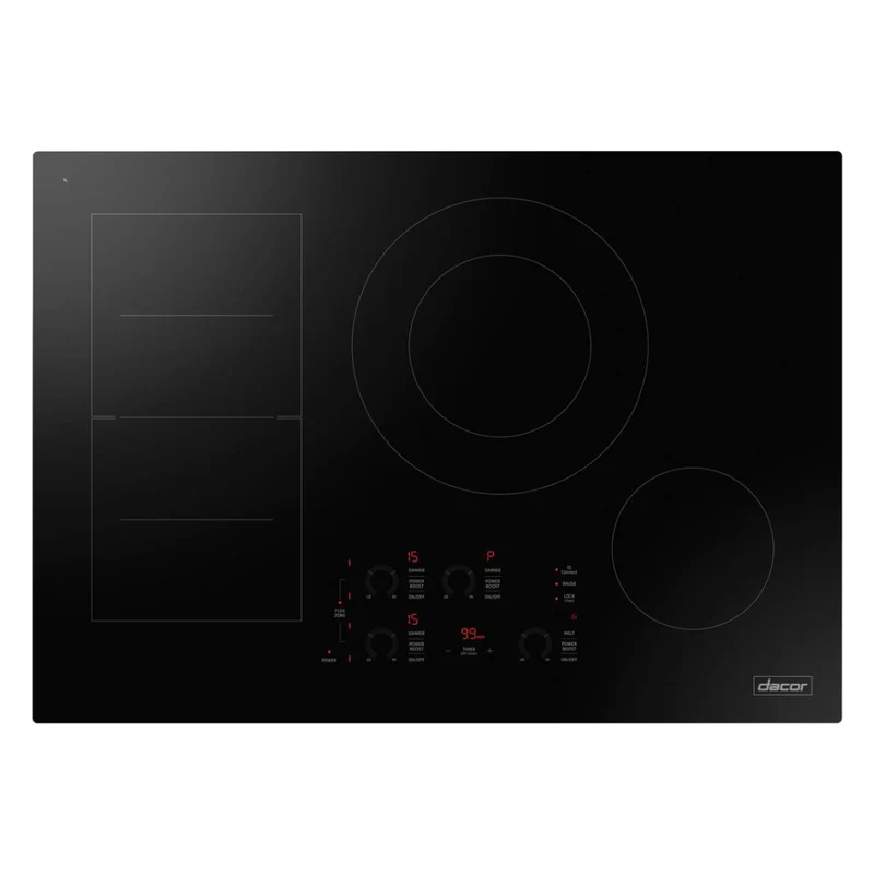 Plaque de cuisson à induction 30 po, Noir à 4 zones avec FlexZone et Wi-Fi