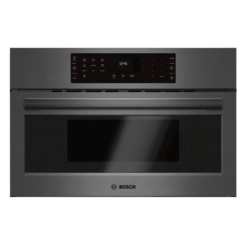 Four encastrable combiné à convection 30 po, 1,6 pi³ Inox noir - Série 800