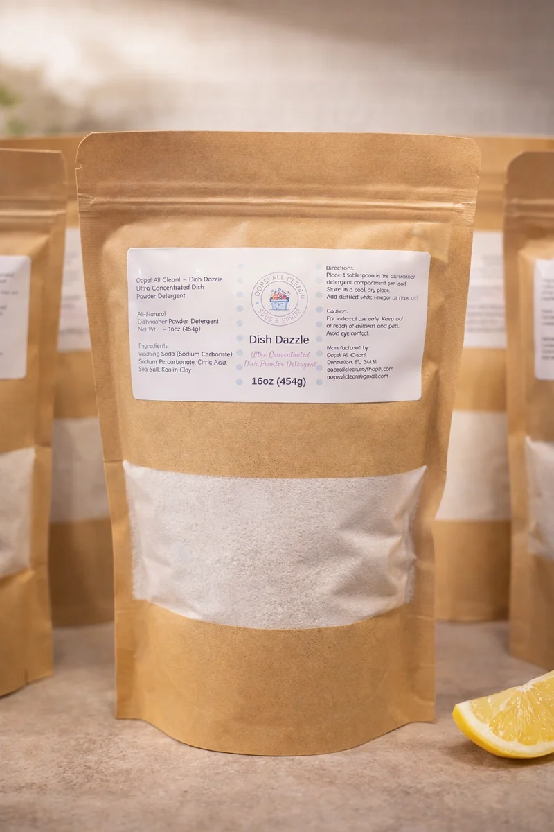 16oz Dish Dazzle Powdered Detergent! ~32 Loads