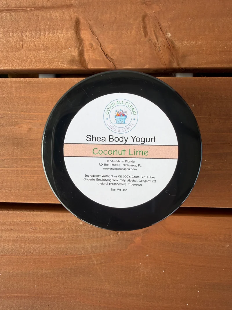 4oz Coconut Lime Shae Body Yogurt