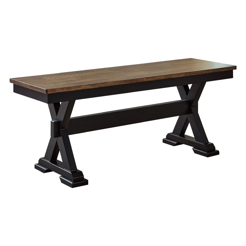 Banc de salle à manger en bois/placage de manguier bicolore - Wildenauer