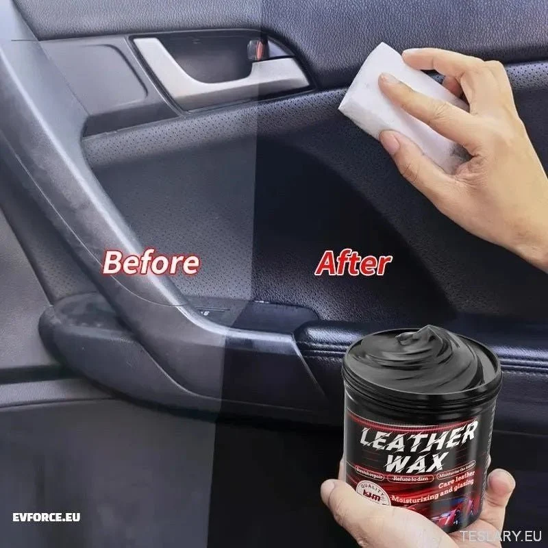 Crème protectrice à la cire pour cuir