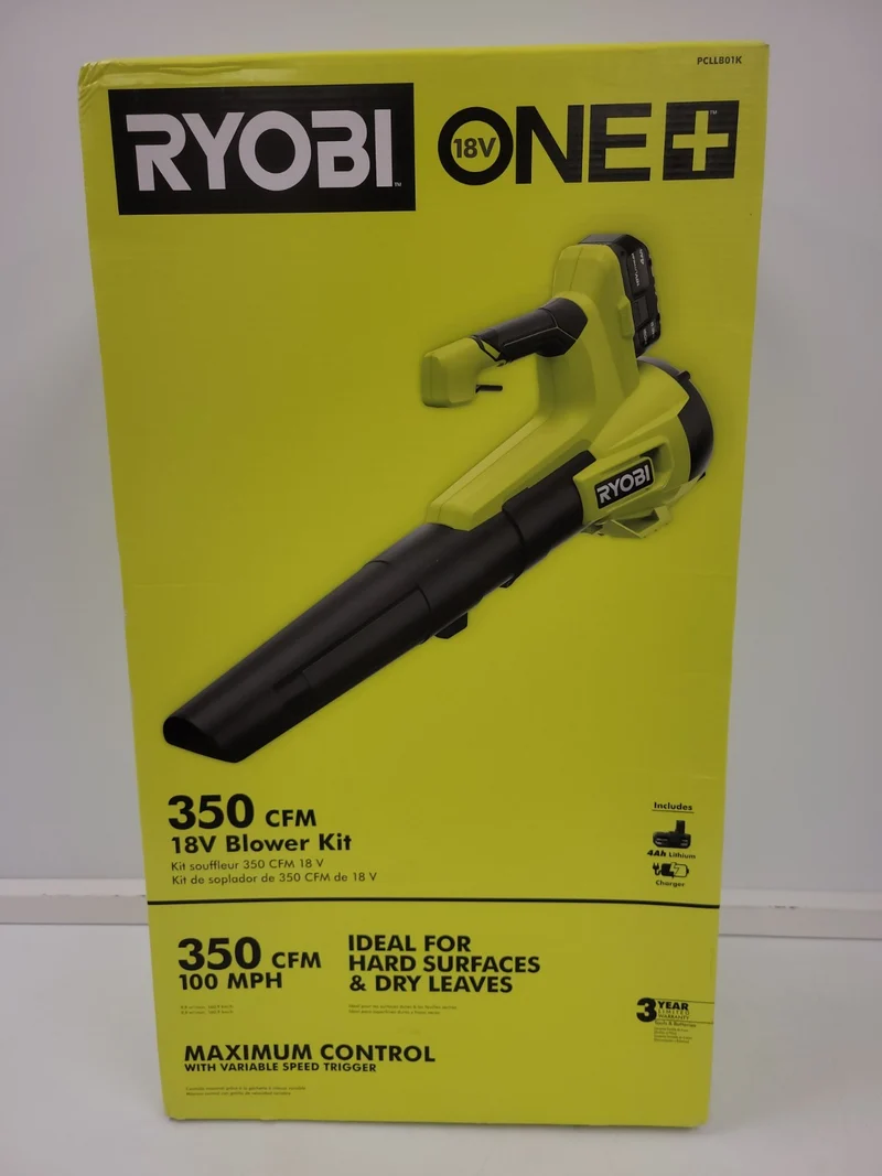 (85496-2) Ryobi PCLLBO1K Cordless Leaf Blower