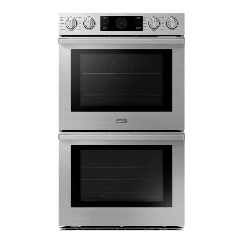 Four encastrable double 30 po, 4,8 pi³ Inox graphite avec Convection et Cuisson à vapeur
