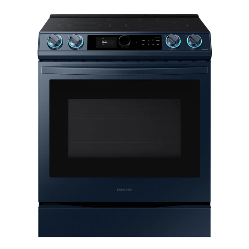 Cuisinière électrique encastrable 30 po, 6,3 pi³ Marine avec Convection véritable et Air Fry - Série Bespoke