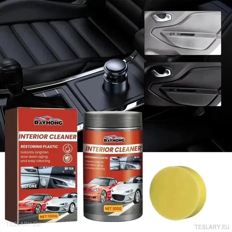 Nettoyant et restaurateur d'intérieur de voiture spécialisé, lot de 100 g