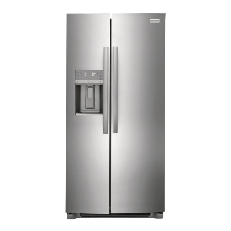 Réfrigérateur côte à côte 33 po, 22 pi³ Inox avec distributeur d'eau