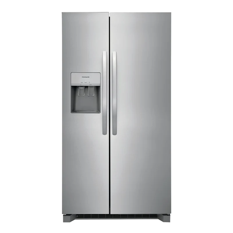 Réfrigérateur côte à côte 36 po, 22,3 pi³ Inox avec distributeur d'eau