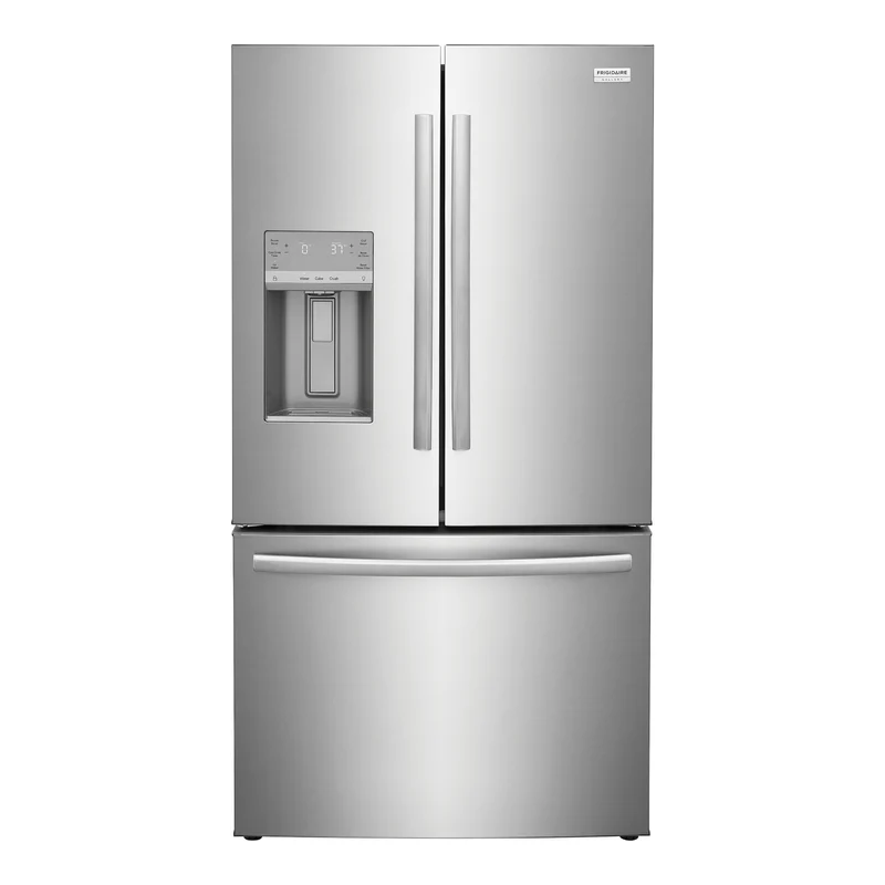 Réfrigérateur porte française 36 po, 27,8 pi³ Inox - Frigidaire Gallery avec distributeur d'eau